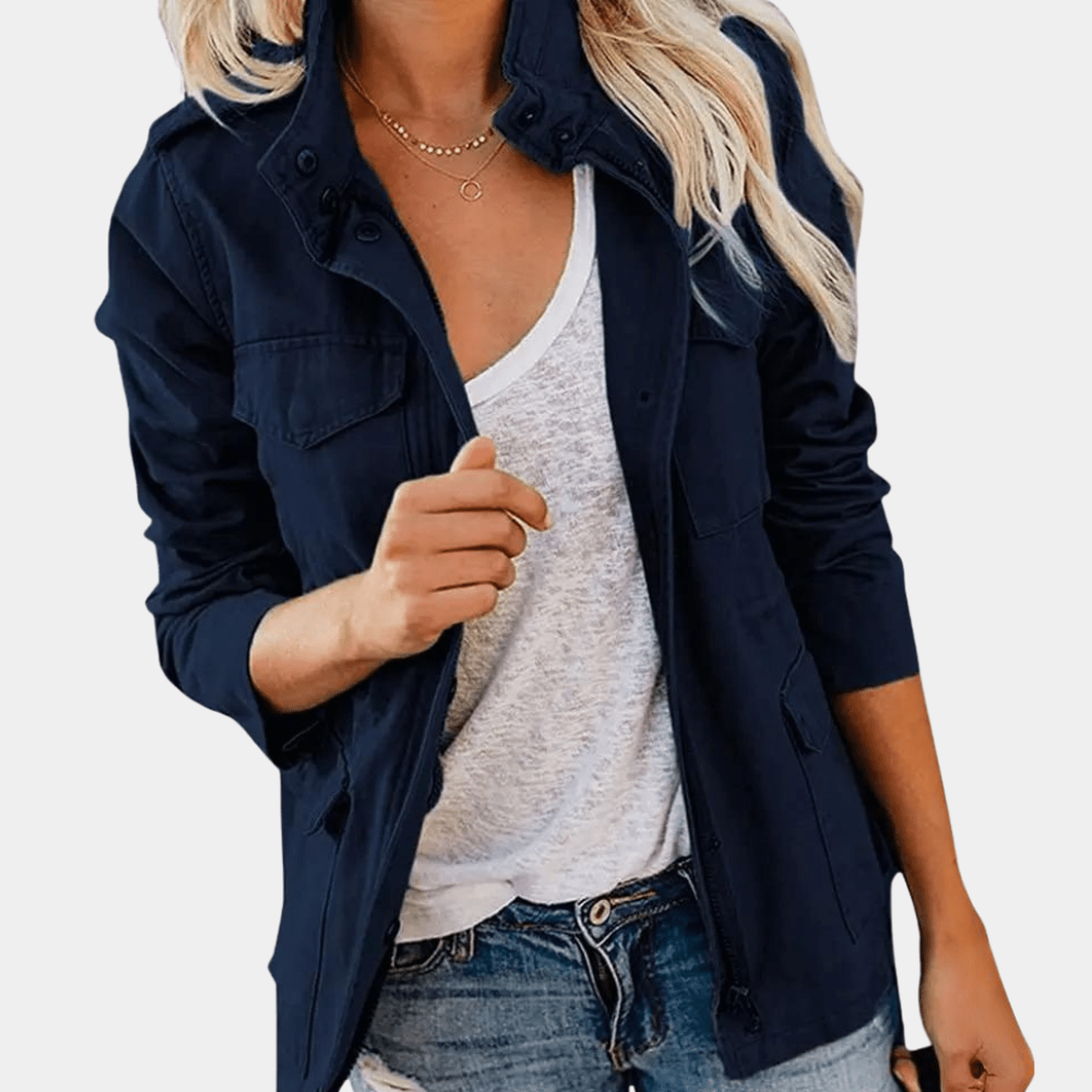 WW | Lässige Freizeitjacke Für Frauen