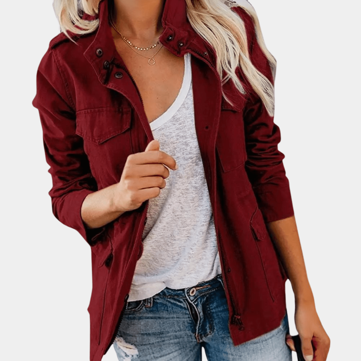 WW | Lässige Freizeitjacke Für Frauen