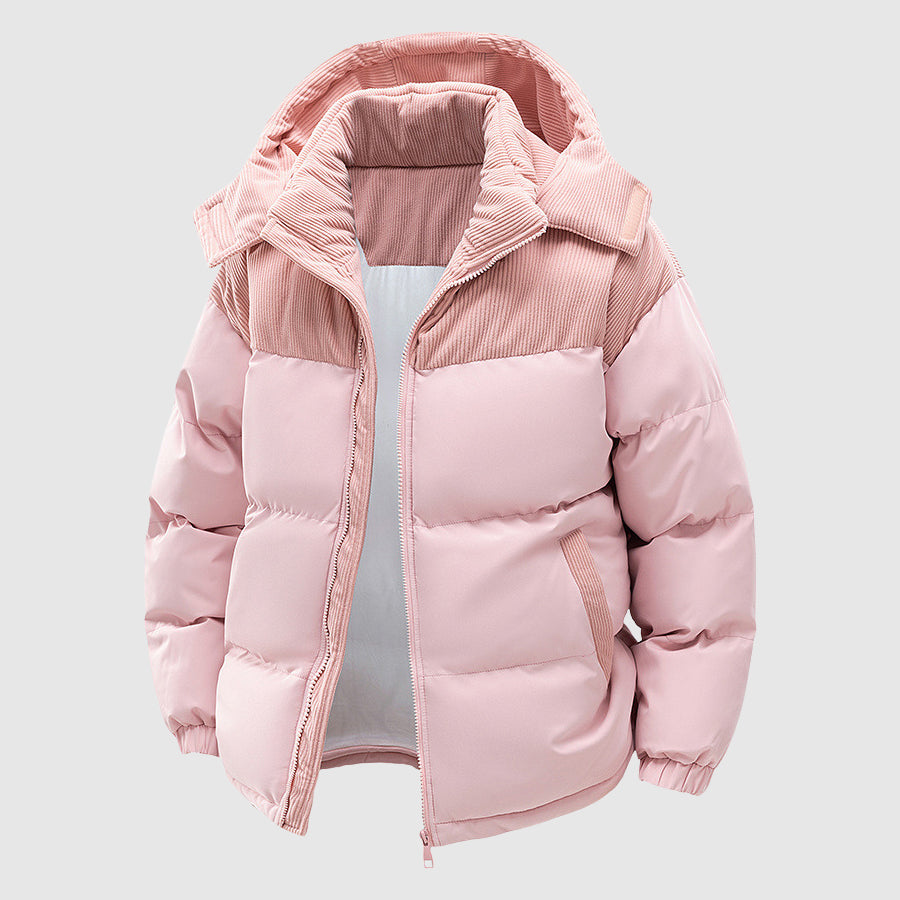 WW | Quilted Relaxed Fit Puffer Jacket - Zip-Off Hood Men's Jacket