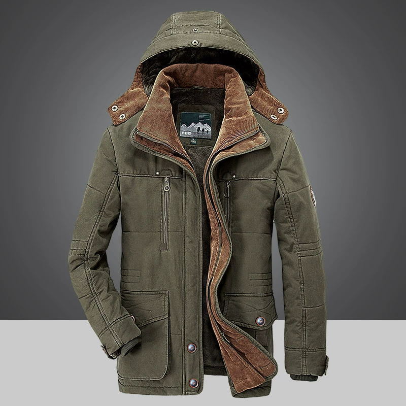WW | multi-pocket velvet jacket for men
