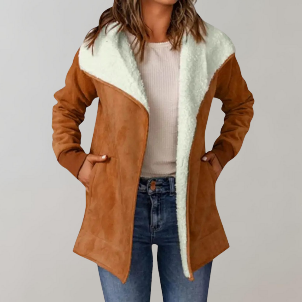 WW | Damen Winterjacke mit Weichem Futter und Langen Ärmeln