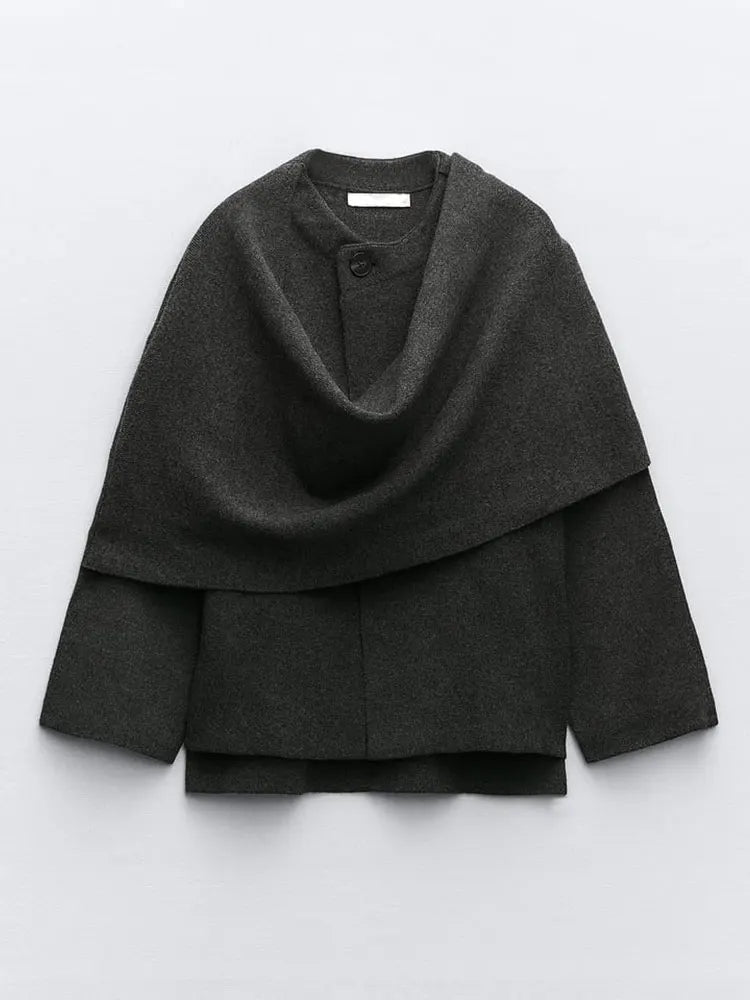WW | Eleganter Schal-Mantel