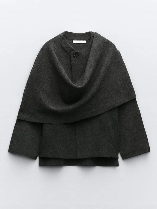 WW | Eleganter Schal-Mantel