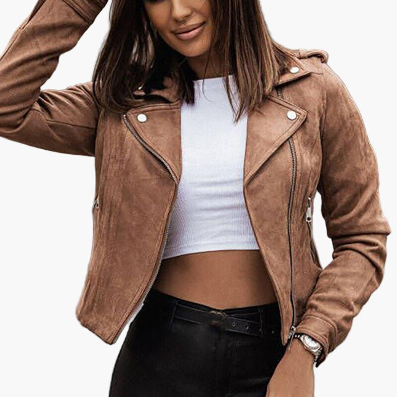 WW | Biker Jacket - Fashionable Short Coat for Everyday and Leisure