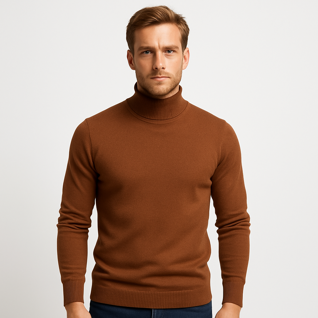 WW | Fashion House - Men's Ribbed Turtleneck Sweater