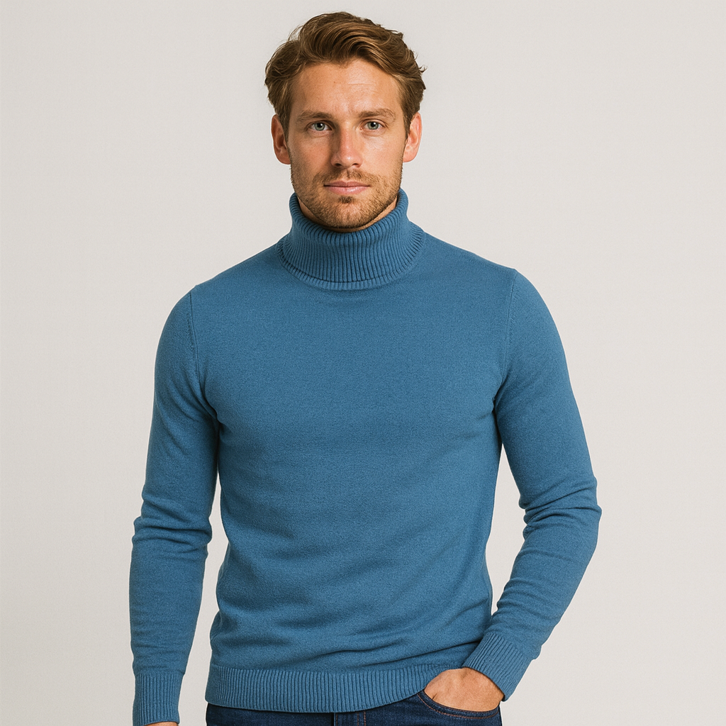 WW | Fashion House - Men's Ribbed Turtleneck Sweater