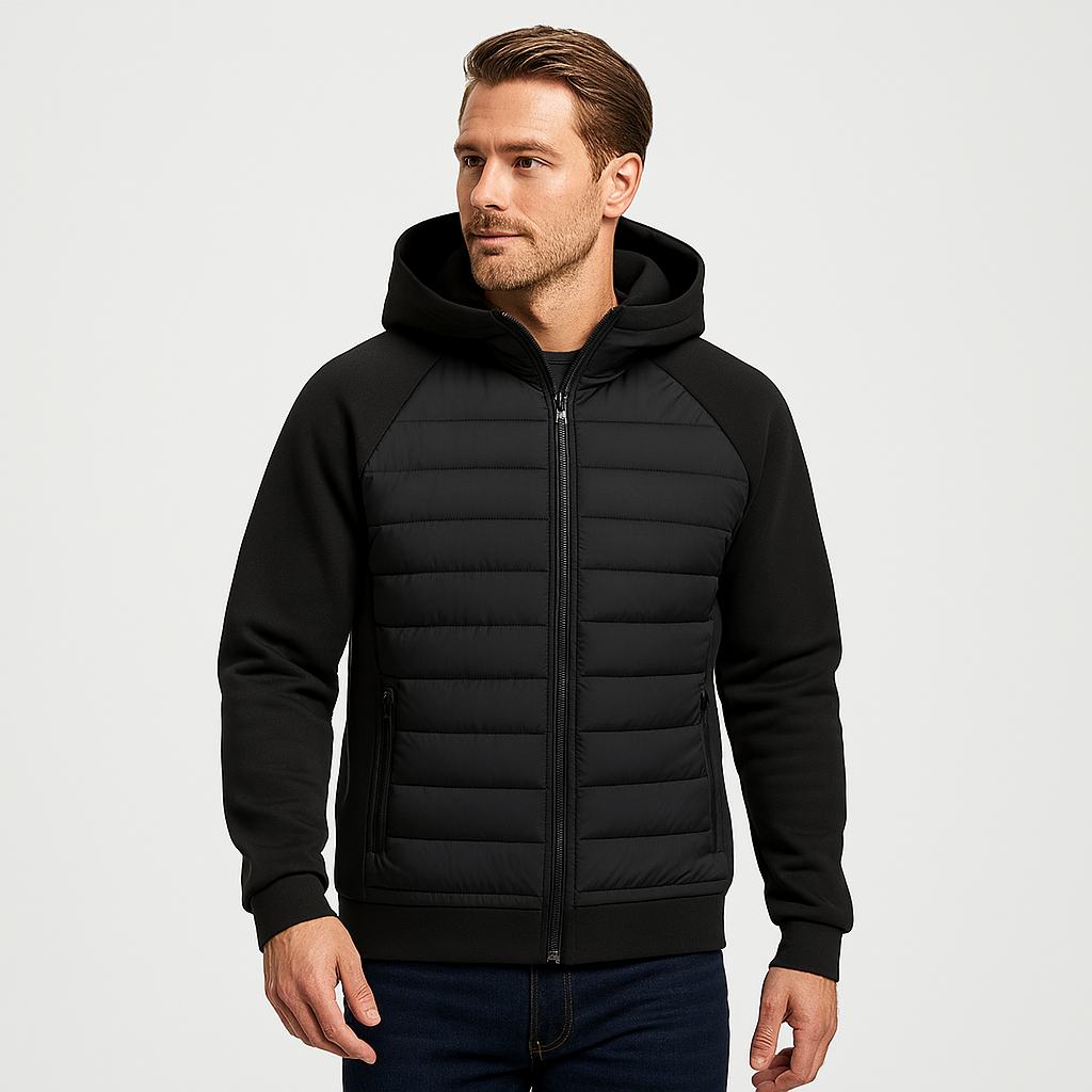 WW | Fashion House - Lightweight Down Jacket - Hooded Softshell Puffer Jacket