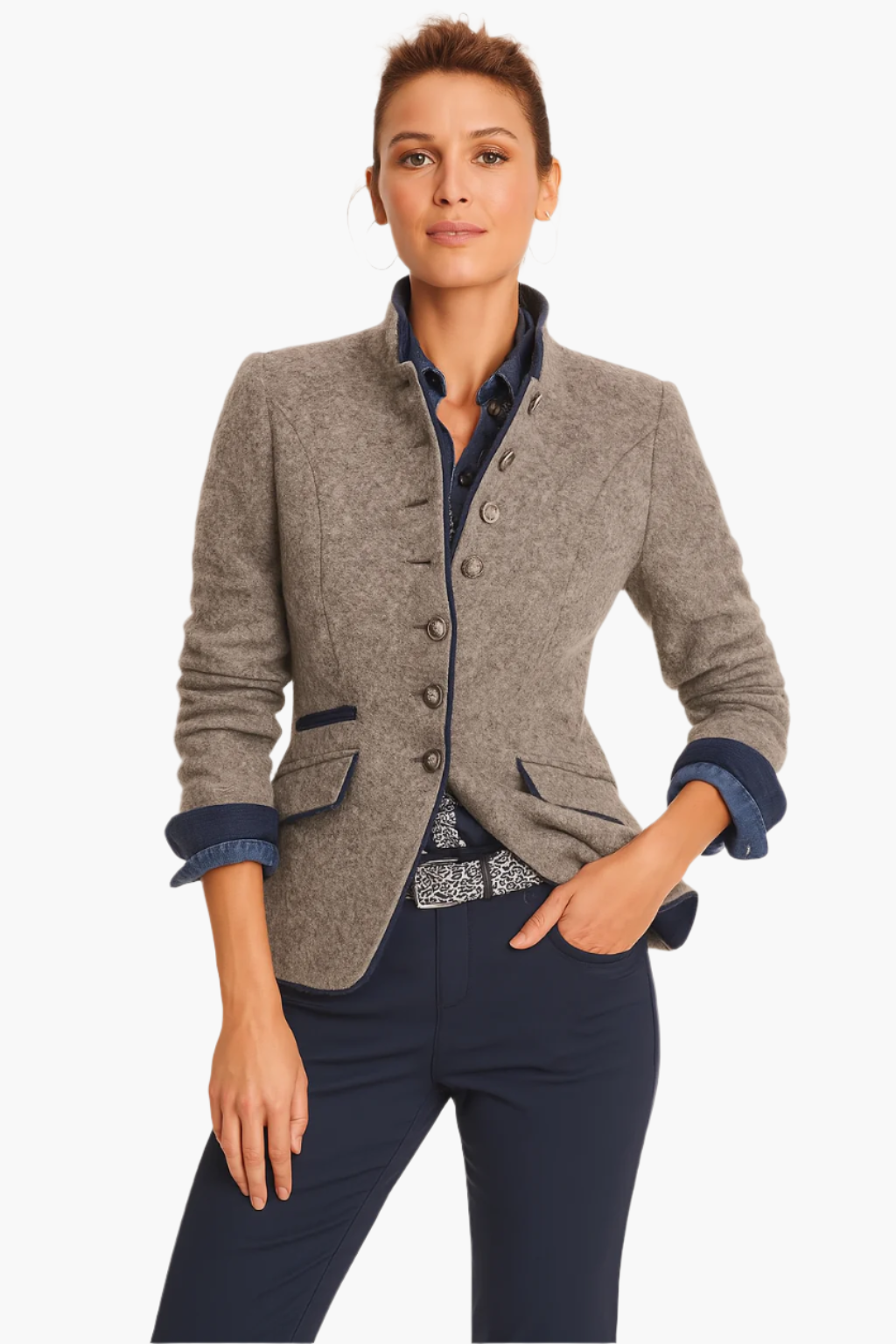 WW | Blazer Modern Business Eleganz - Stilvolle Alltagsjacke für Büro und Freizeit
