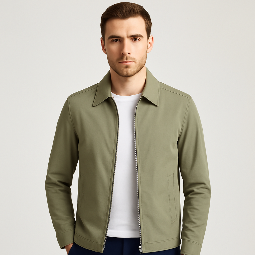 WW | Lightweight Men's Mid-Length Jacket with Modern Design - Perfect for Action