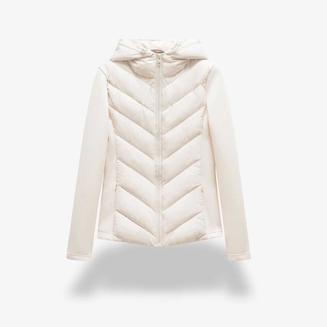 WW | Women's Chevron Padded Hooded Jacket