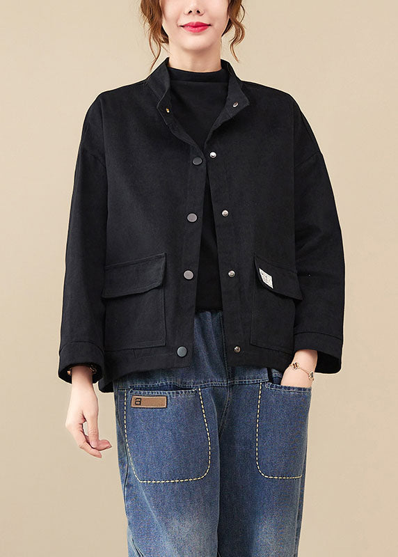 WW | Coffee Pocket Patchwork Button Coats