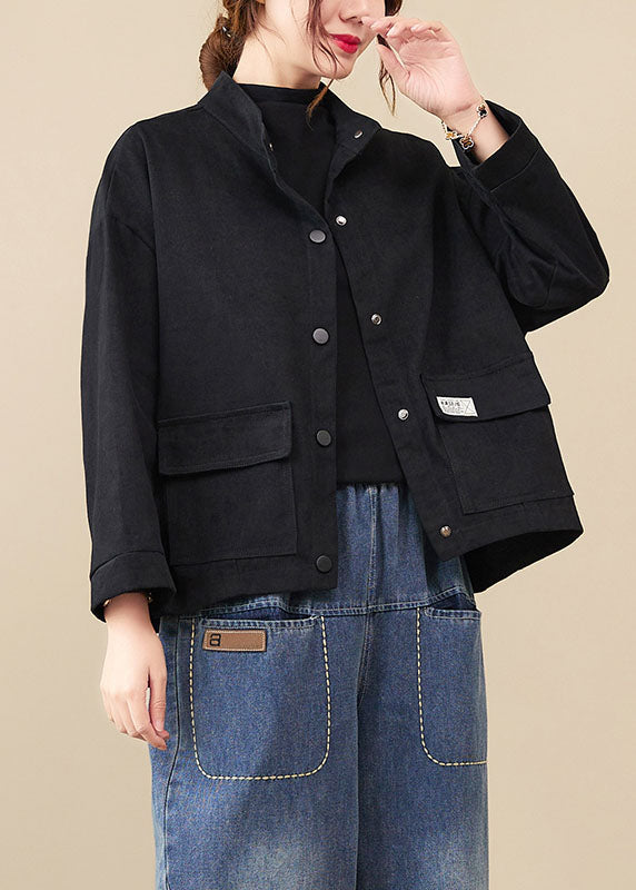 WW | Coffee Pocket Patchwork Button Coats