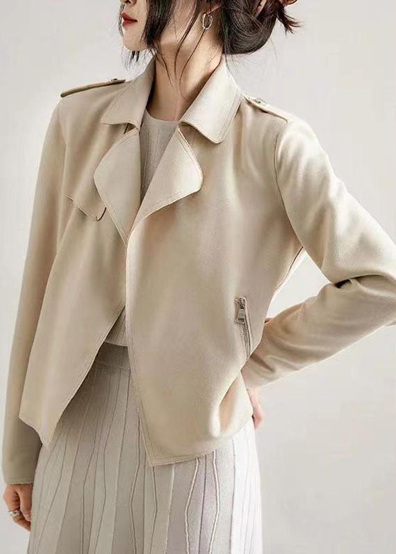 WW | White Peter Pan Collar Pockets Patchwork Cotton Jackets