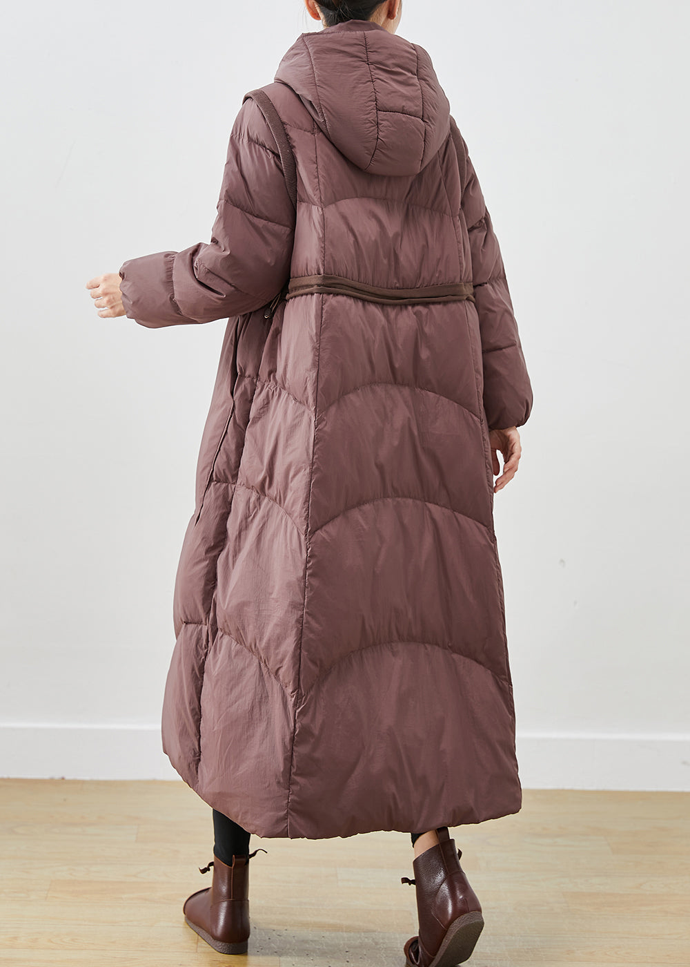 WW | Duck Feather Coats Drawstring Large Pockets Winter
