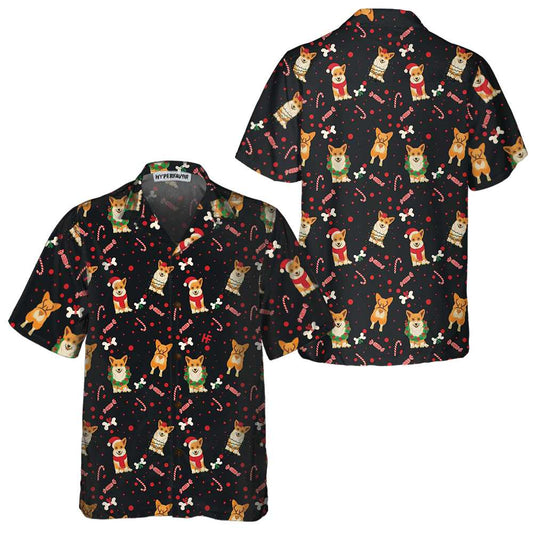 WW | Christmas Corgi Dog Hawaiian Shirt, Funny Dog Christmas Shirt, Best Gift for Christmas