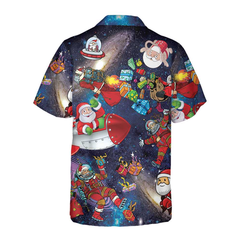 WW | Christmas Im Weltraum Hawaiihemd, Lustiges Weihnachtshemd, Beste Geschenk Für Weihnachten