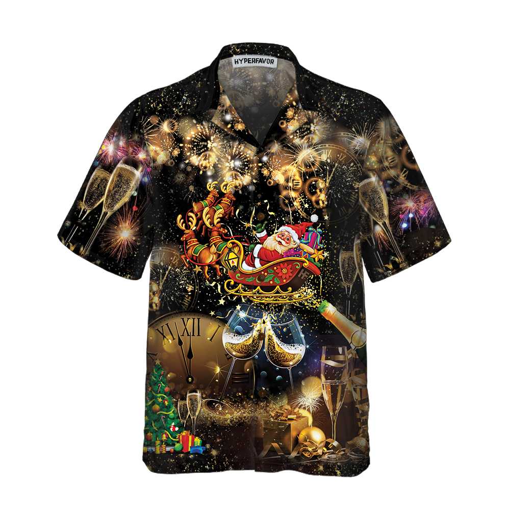 WW | Weihnachten kommt Hawaiian Shirt, coole Weihnachtsshirt für Männer & Frauen