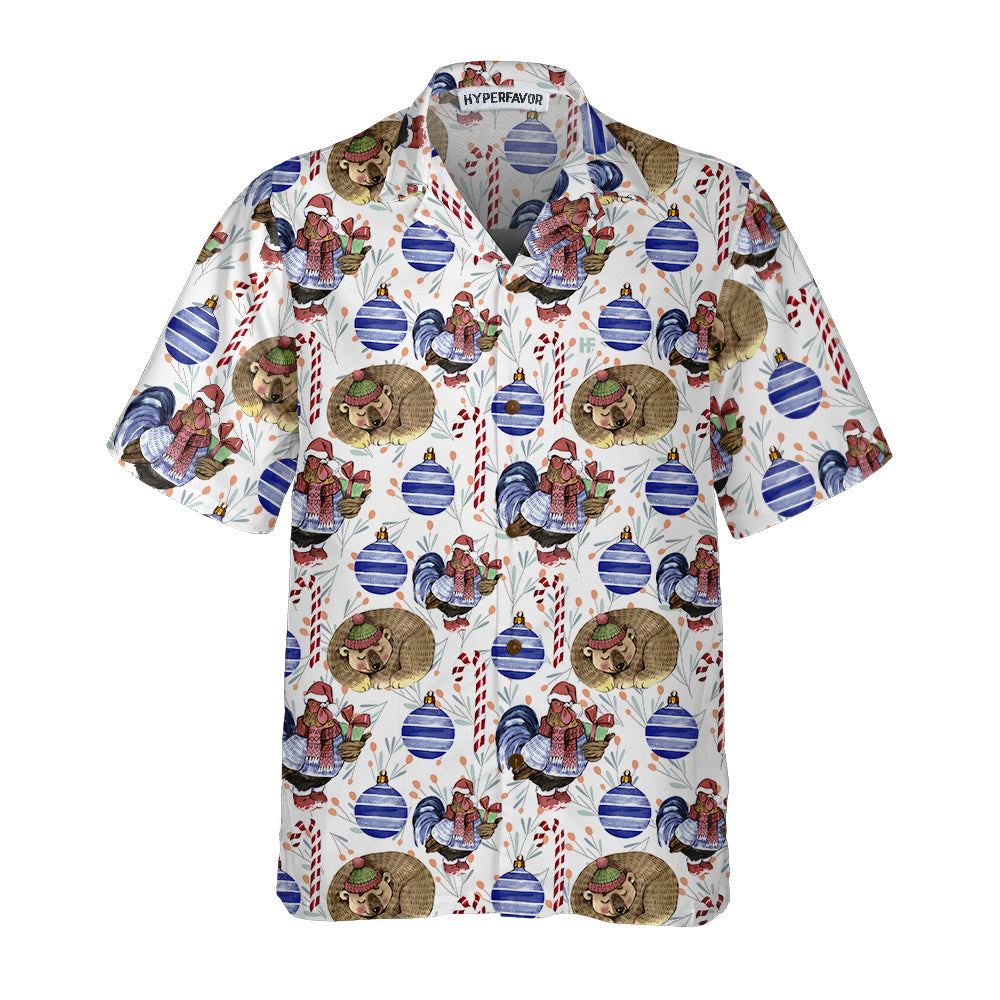 WW | Weihnachtswinterferien-Symbol Hawaiian-Shirt, lustiges Weihnachts-Shirt, Geschenk zu Weihnachten
