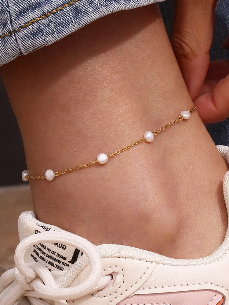WW | Pearl bracelet gold