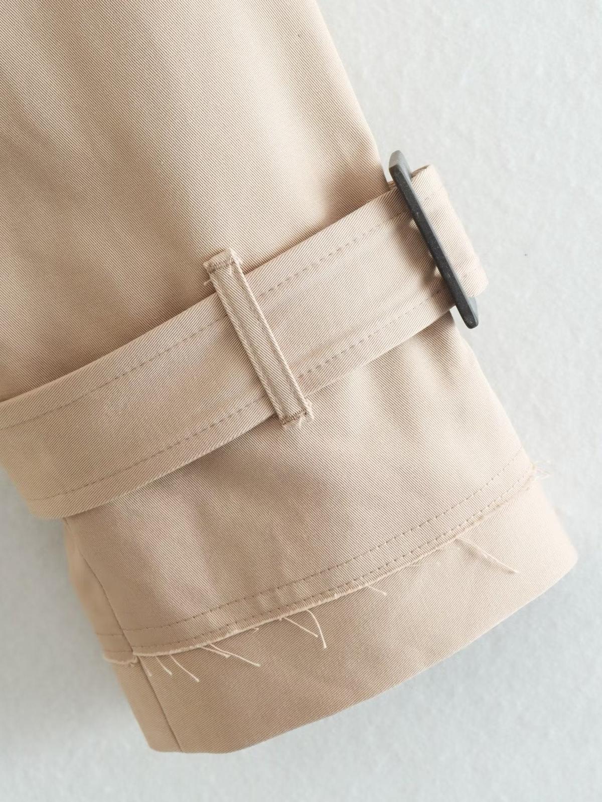 WW | Klassische Beige Damenkurzjacke Für Alle Anlässe