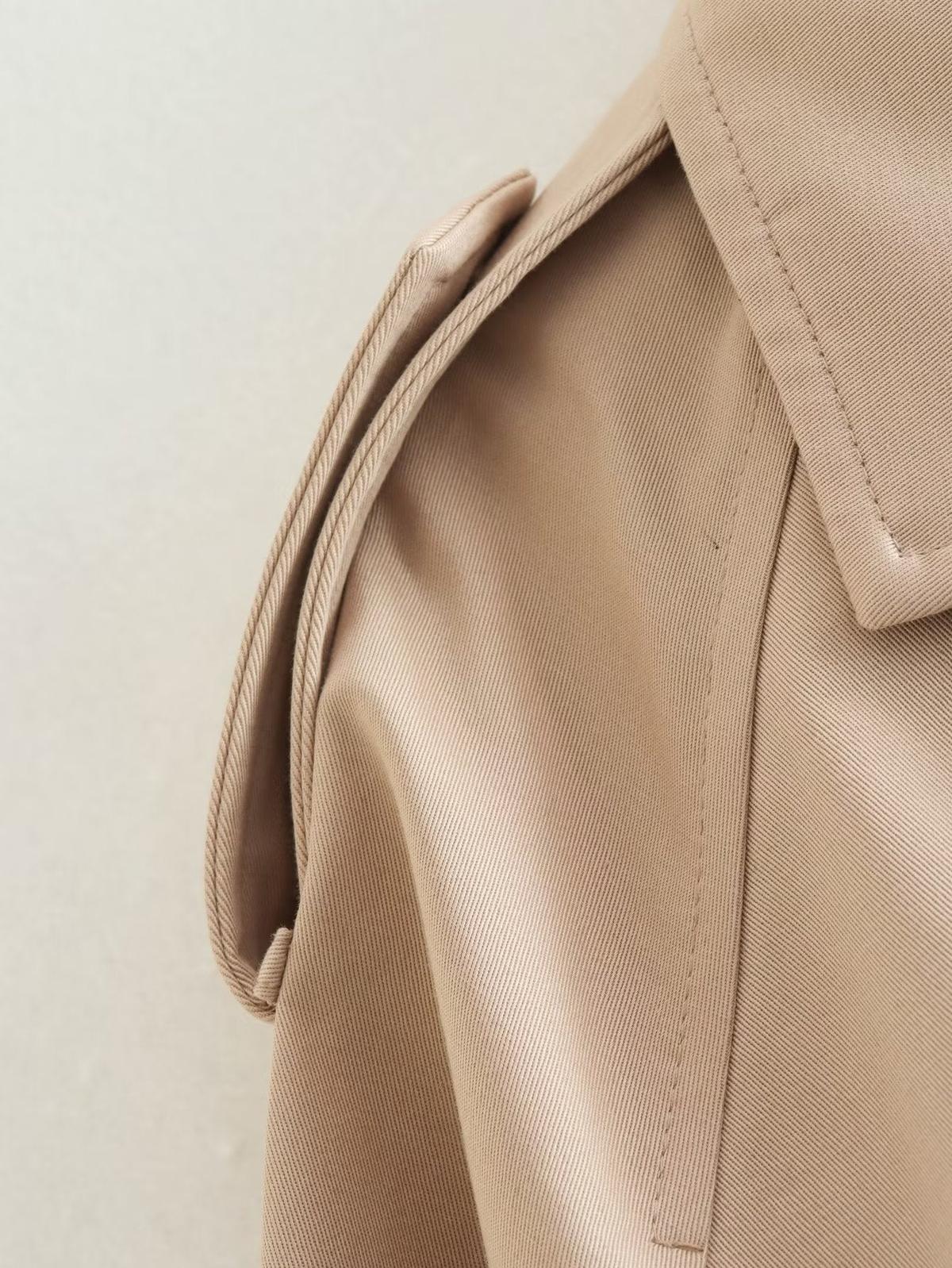 WW | Klassische Beige Damenkurzjacke Für Alle Anlässe