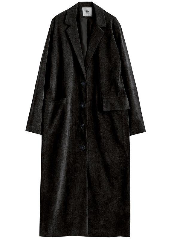 WW | rote Mode Tunika Muster Arbeitskleidung Notch-Kragen Winter Damen Mäntel