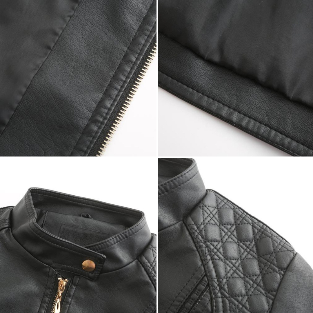 WW | Stilvolle Leder Damenjacke aus echtem Leder