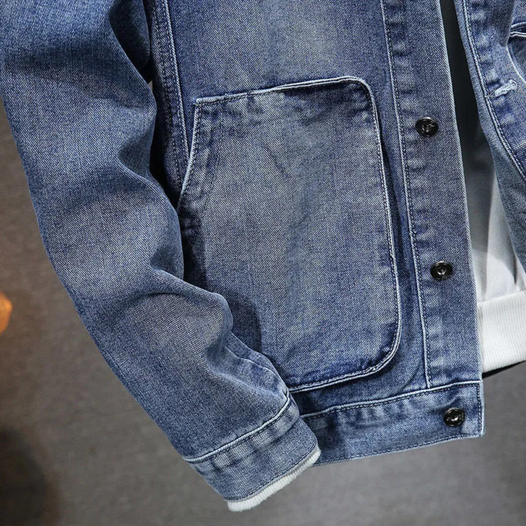 WW | Men's Hooded Denim Jacket