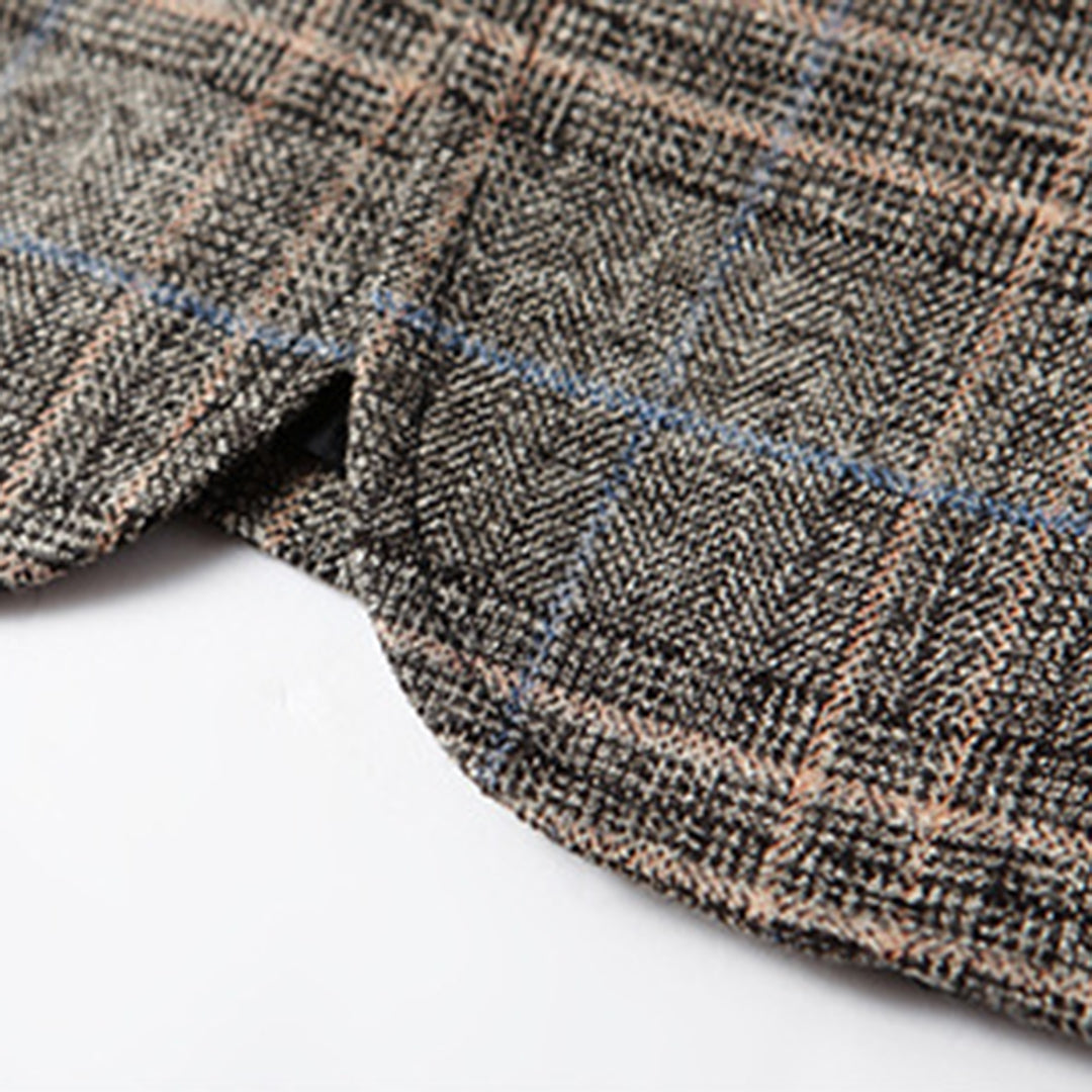 WW | Blazer mit Karomuster - Eleganter Slim Fit Sakko für Business & Freizeit
