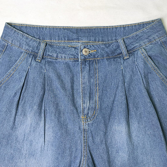 WW | Baggy Jeans - Weit geschnittene High-Waist Jeanshose im Vintage Look