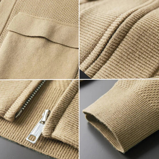 WW | Herren Strickjacke Aus Wolle