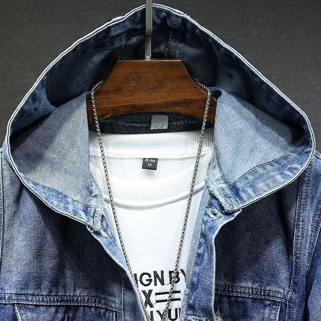 WW | Jeansjacke mit Kapuze für Männer