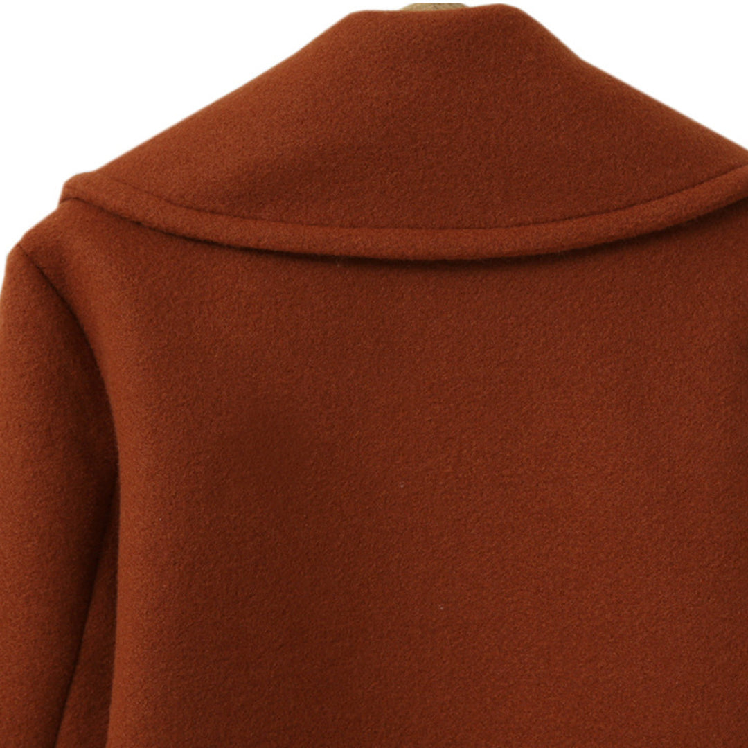 WW | Winter coat with lapel double row