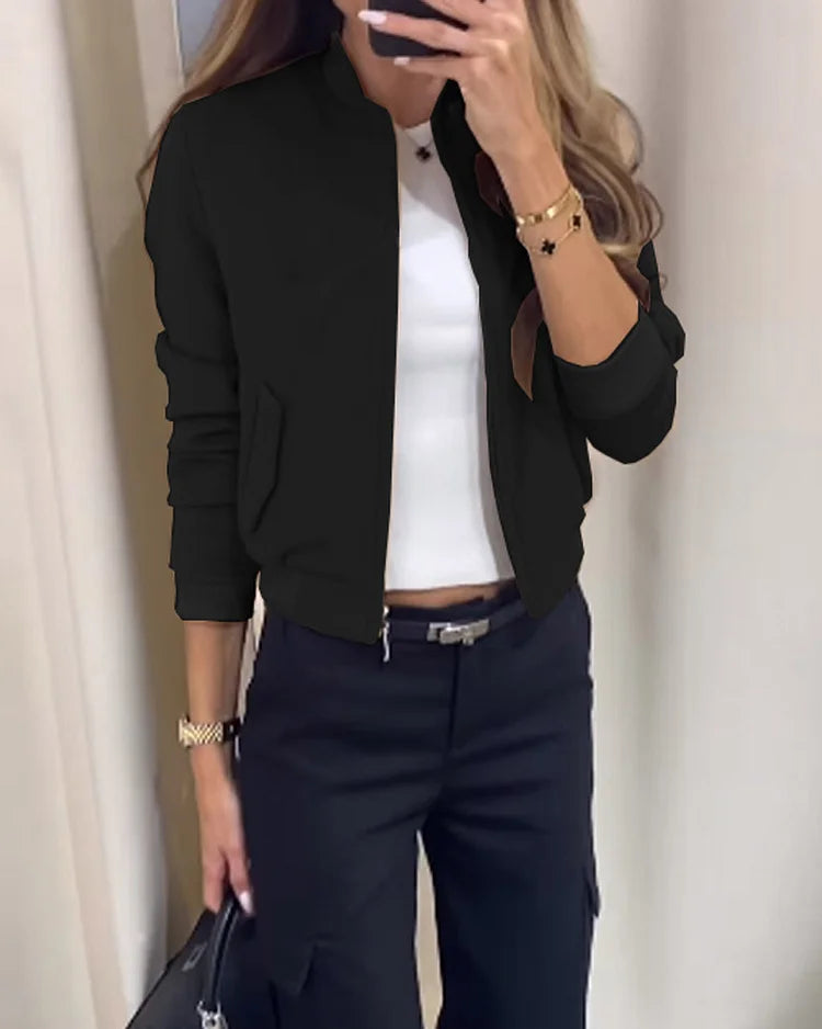 WW | Two-Piece Set: Women's Jacket and Straight-Leg Cargo Pants