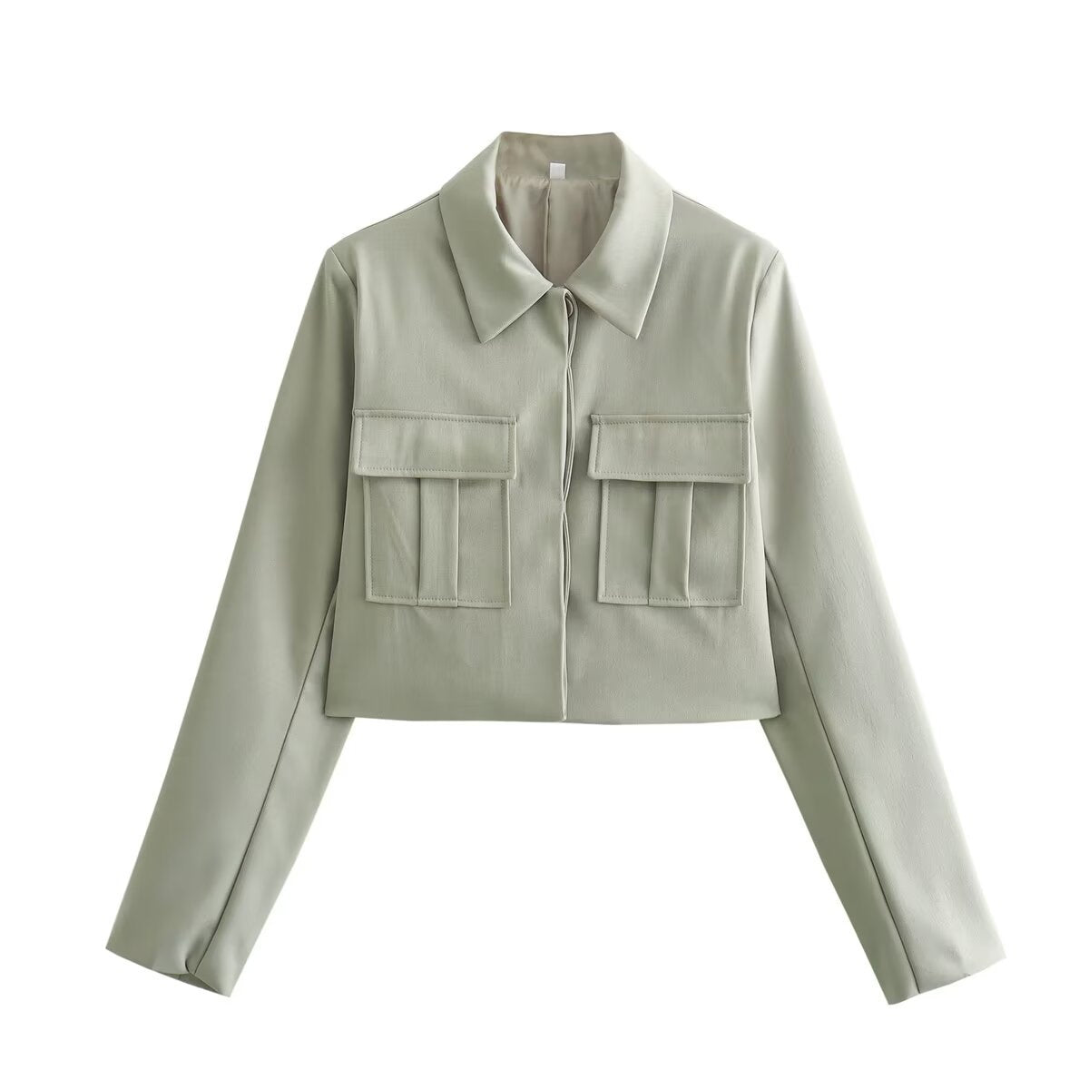 WW | Ord Satz Weite Hosenbeine Hohe Taille Blazer und Hose Satz Damenbekleidung