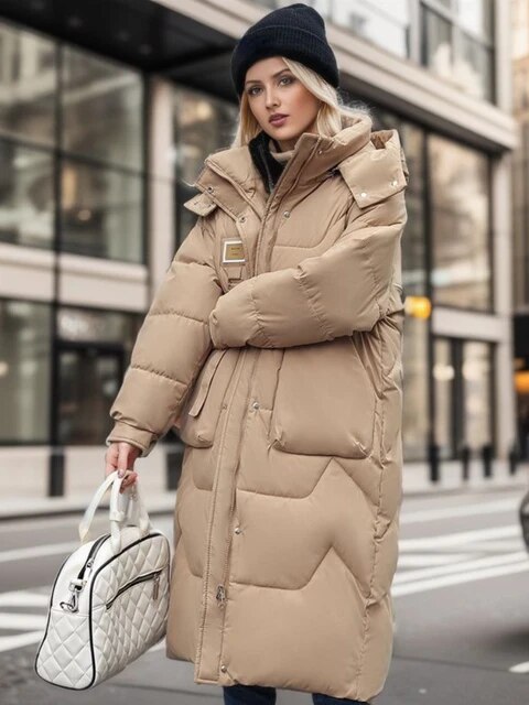 WW | Lang geschnittene gepolsterte Jacke
