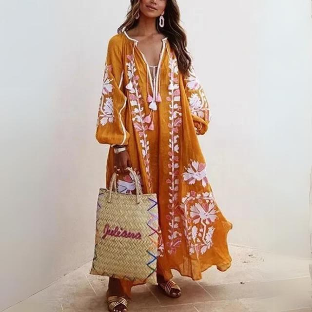 WW | Elegantes Bohemian Langkleid
