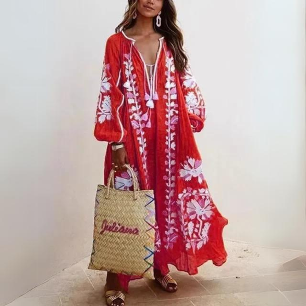 WW | Elegantes Bohemian Langkleid