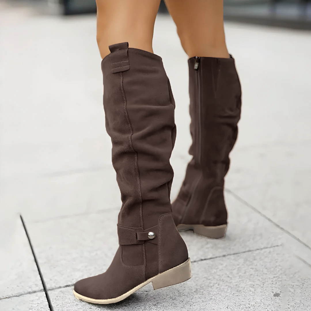 WW | Suede knee-high boots
