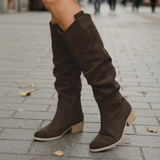 WW | Suede knee-high boots