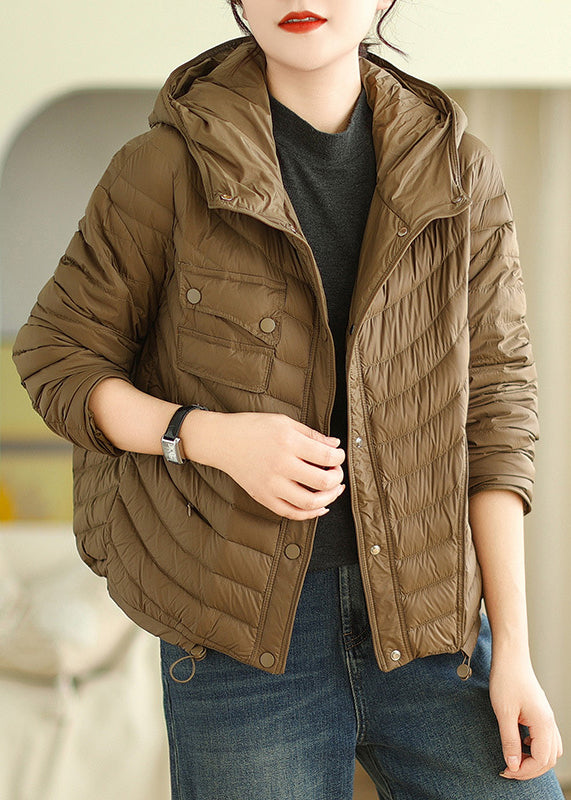 WW | Fine Cotton-Filled Jackets with Hood and Drawstring Winter