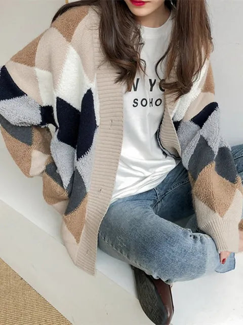 WW | Karierte Knopfjacke