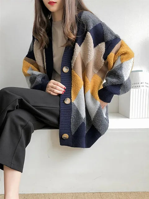 WW | Karierte Knopfjacke
