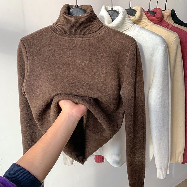 WW | Warmer Damenpullover aus Samt