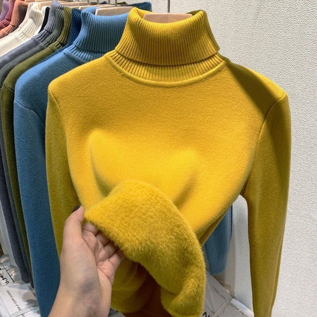 WW | Warmer Damenpullover aus Samt