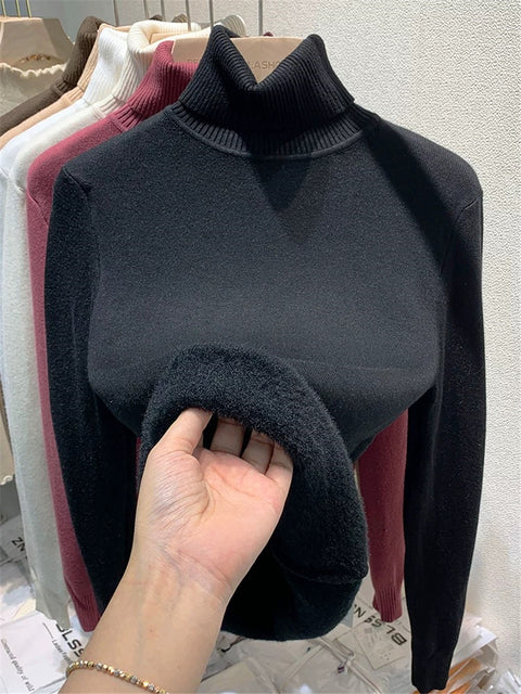 WW | Warmer Damenpullover aus Samt