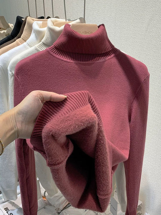 WW | Warmer Damenpullover aus Samt