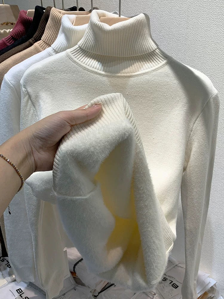 WW | Warmer Damenpullover aus Samt