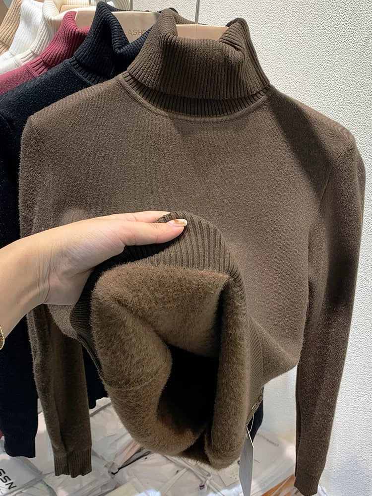 WW | Warmer Damenpullover aus Samt