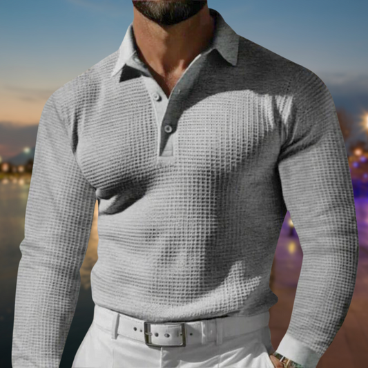 WW | Polo Sweatshirt - Herrenmode Casual Baumwolle